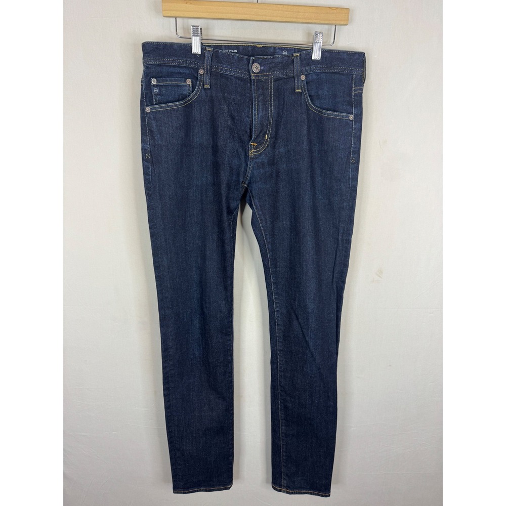 AG Adriano Goldschmied The Dylan Slim Skinny Jeans Indigo Blue 33x34 1139UDK-JAK